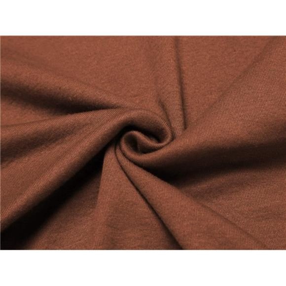 Men's Casual Turtleneck Slim Fit Basic Tops Orange - Picture 5 of 6